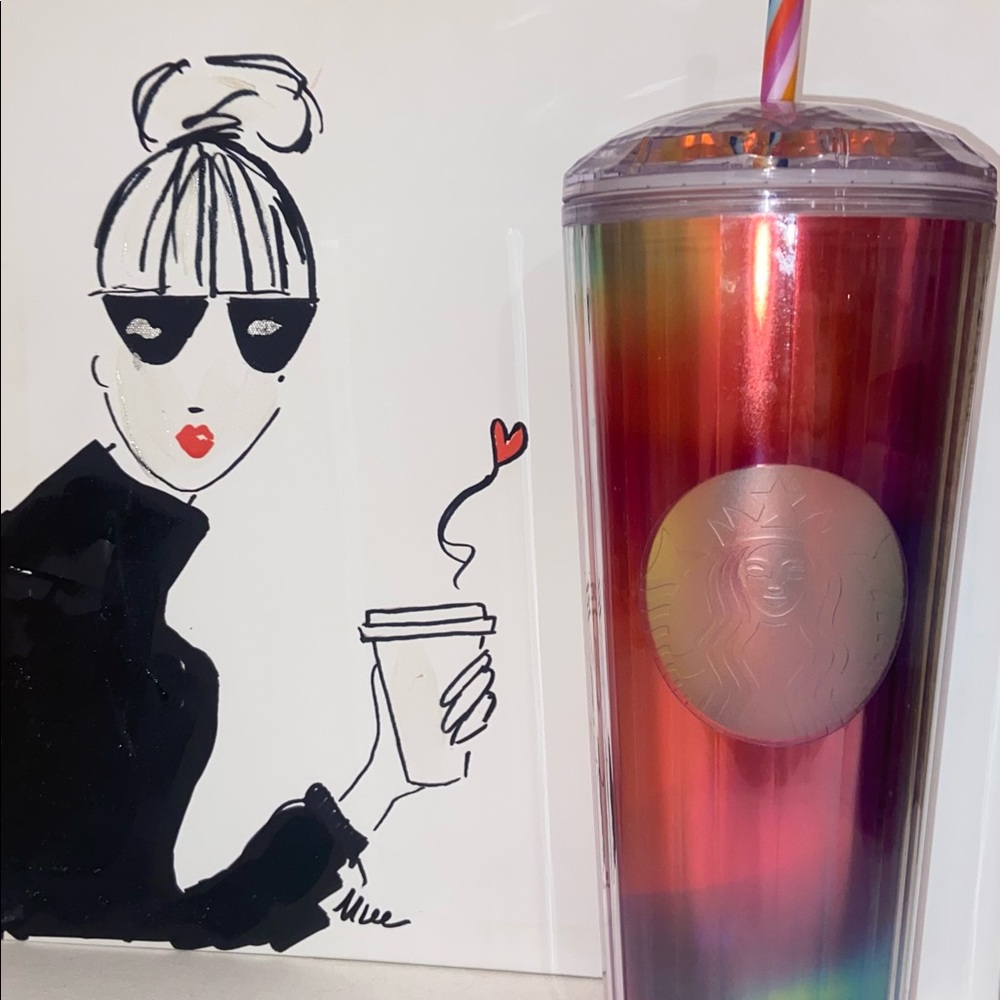 Starbucks Rainbow Tumbler